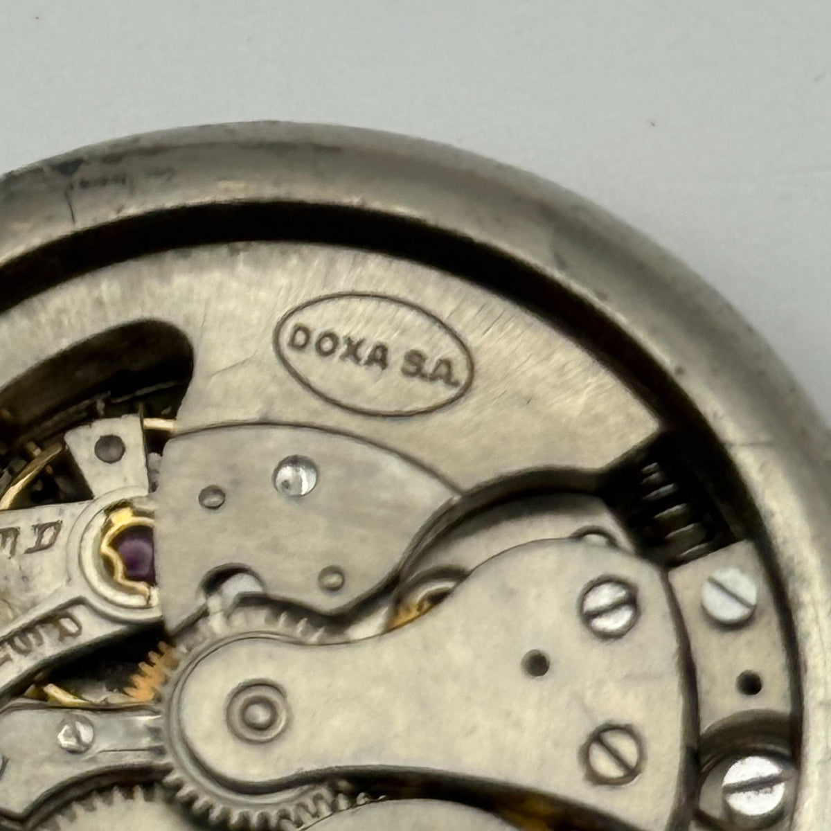 Doxa Bumper Watch Movement AS 1171 A. Schild Automatic Swiss Parts Repair 24.8mm