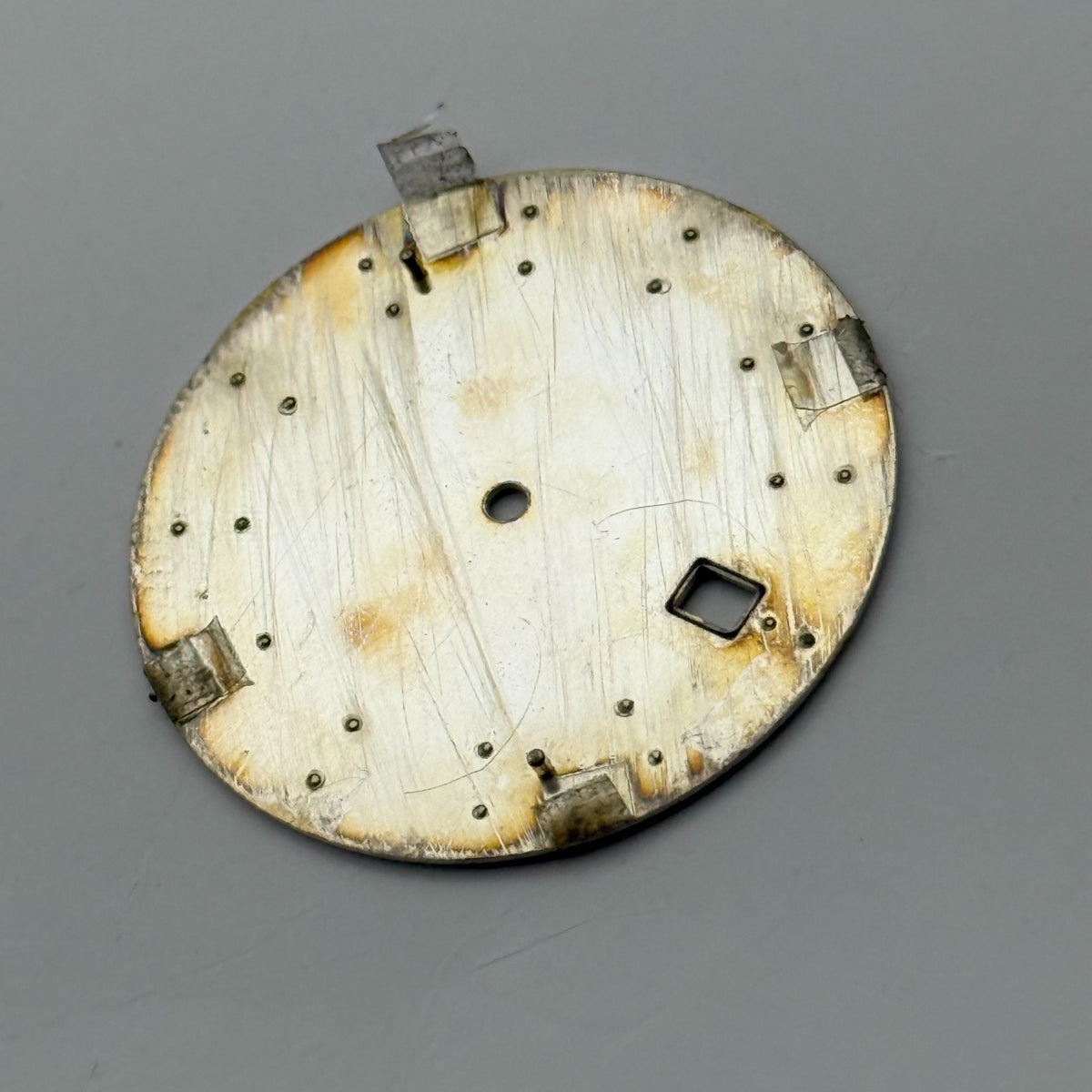 Seiko TN42-0Q38 Watch Dial White Japan Vintage Spare Parts Repair 31.5mm