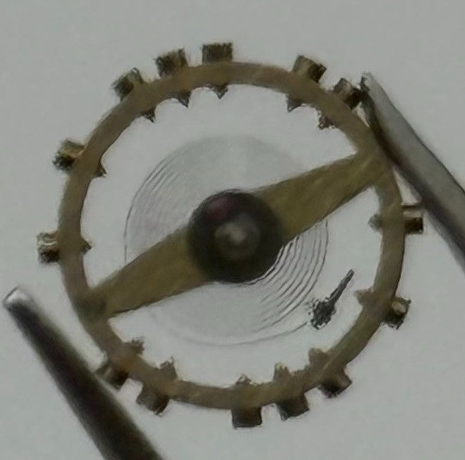 FEF 6600 Balance Wheel Complete And Spring Renata 1181 Watch Movement Parts NOS