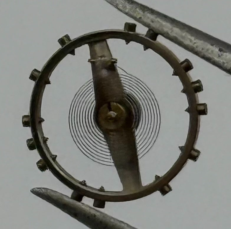 FHF 8 Balance Wheel Complete And Spring 8¾’’’ Renata 191 Watch Movement Parts