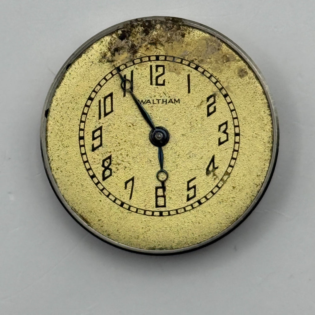 Waltham Grade 510 Watch Movement Model 1912 American Antique 6/0s Parts Repair