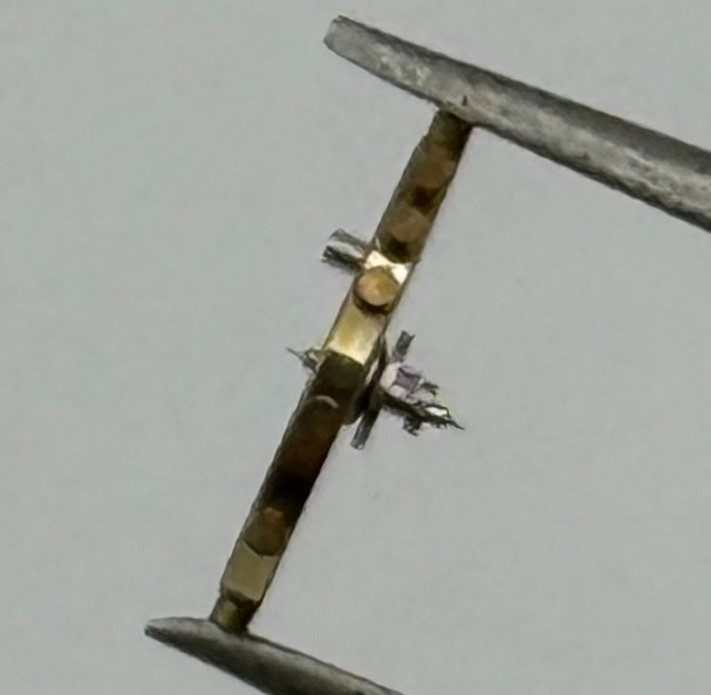 ETA 2410 Balance Wheel Complete And Spring 6¾’’’ 1059 M Watch Movement Parts NOS
