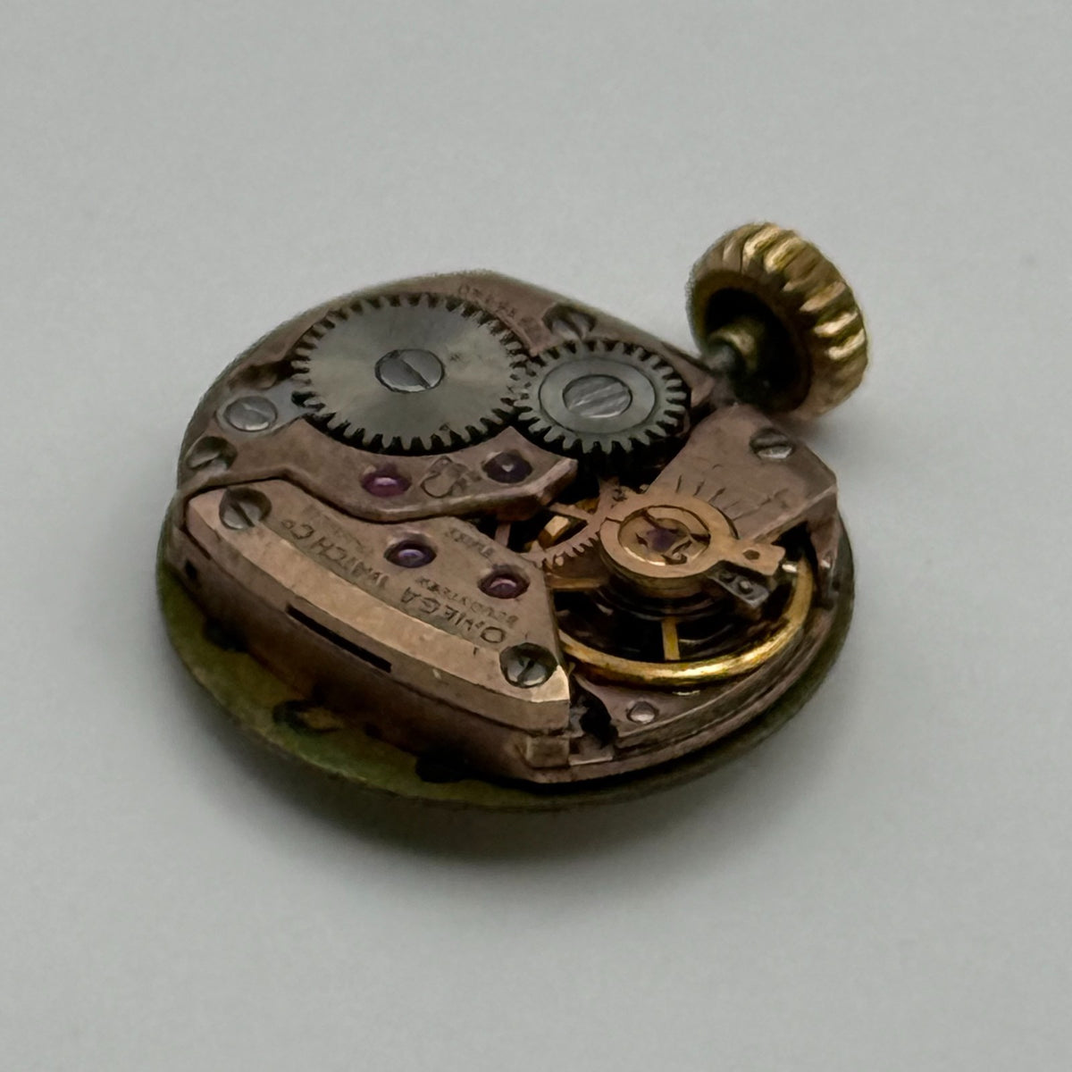 Omega 485 Watch Movement - Ladies 17 Jewels - For Parts / Repair - 12.2mm