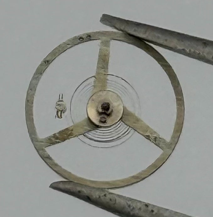 ETA 2412 Balance Wheel Complete And Spring Renata 1149 Watch Movement Parts NOS