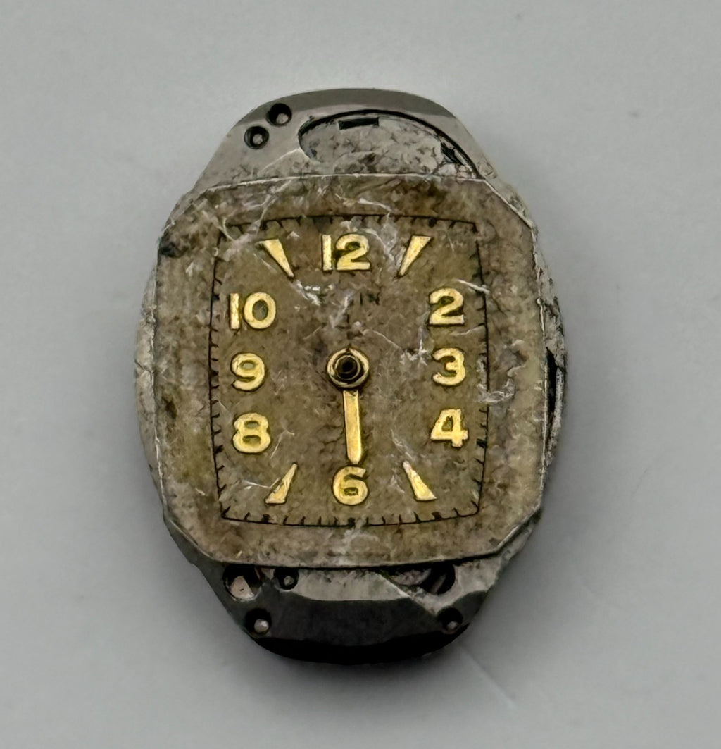 Elgin 662 Watch Movement 17 Jewels U.S.A. Manual Wind Parts Repair 14.2mm