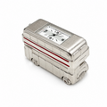 Silver Bus Miniature Clock Brand New