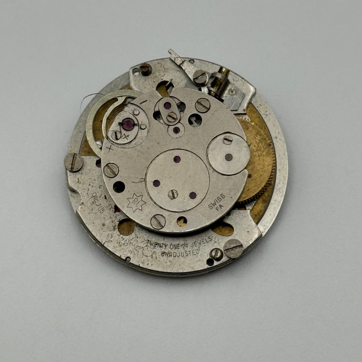 Ronda RL 7115 Watch Movement - Rendex - For Parts / Repair