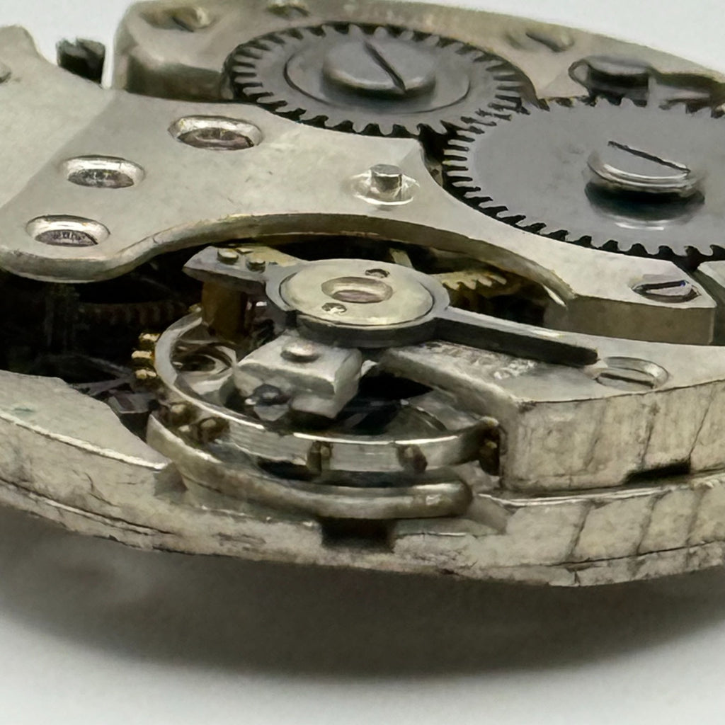 Unidentified Watch Movement Swiss Manual Wind Vintage Parts Repair 23.6mm
