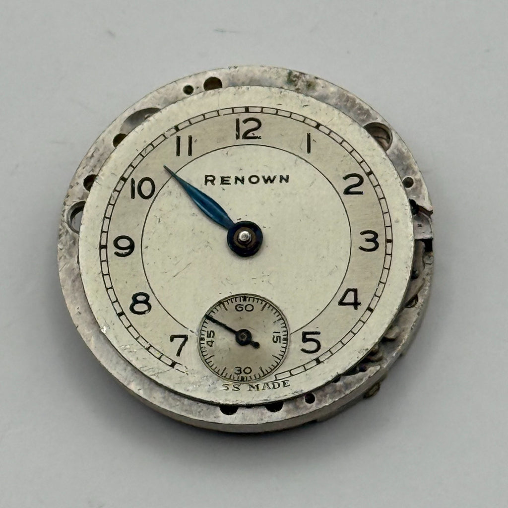 Bravingtons 975 Watch Movement Renown Sub Seconds Manual Vintage Parts 21.9mm
