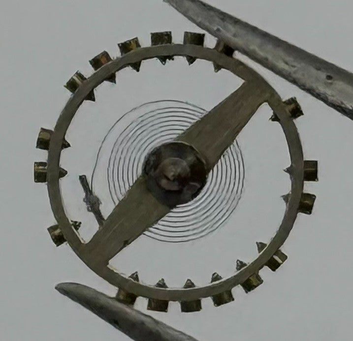FHF 60 Balance Wheel Complete And Spring 6/8’’ Renata 200 M Watch Movement Parts