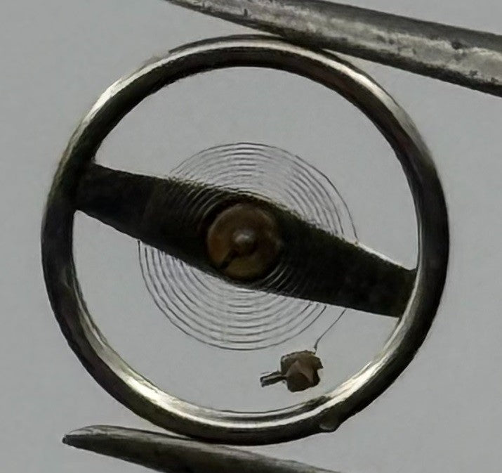 Brac 2051 Balance Wheel Complete And Spring 5½’’’ 69 M Watch Movement Parts NOS