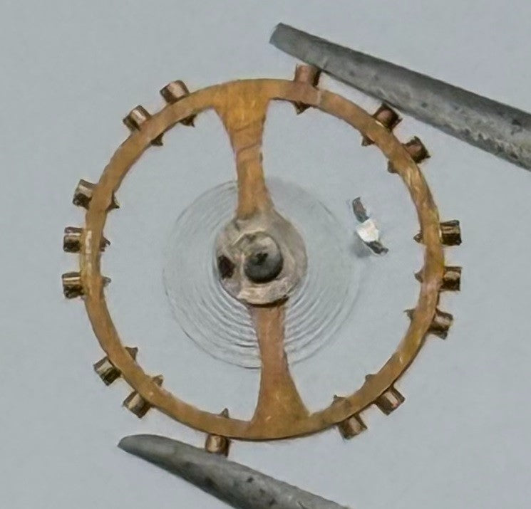 Lorsa HS 514-A Balance Wheel Complete And Spring 5¼’’’ 1238 Watch Movement NOS