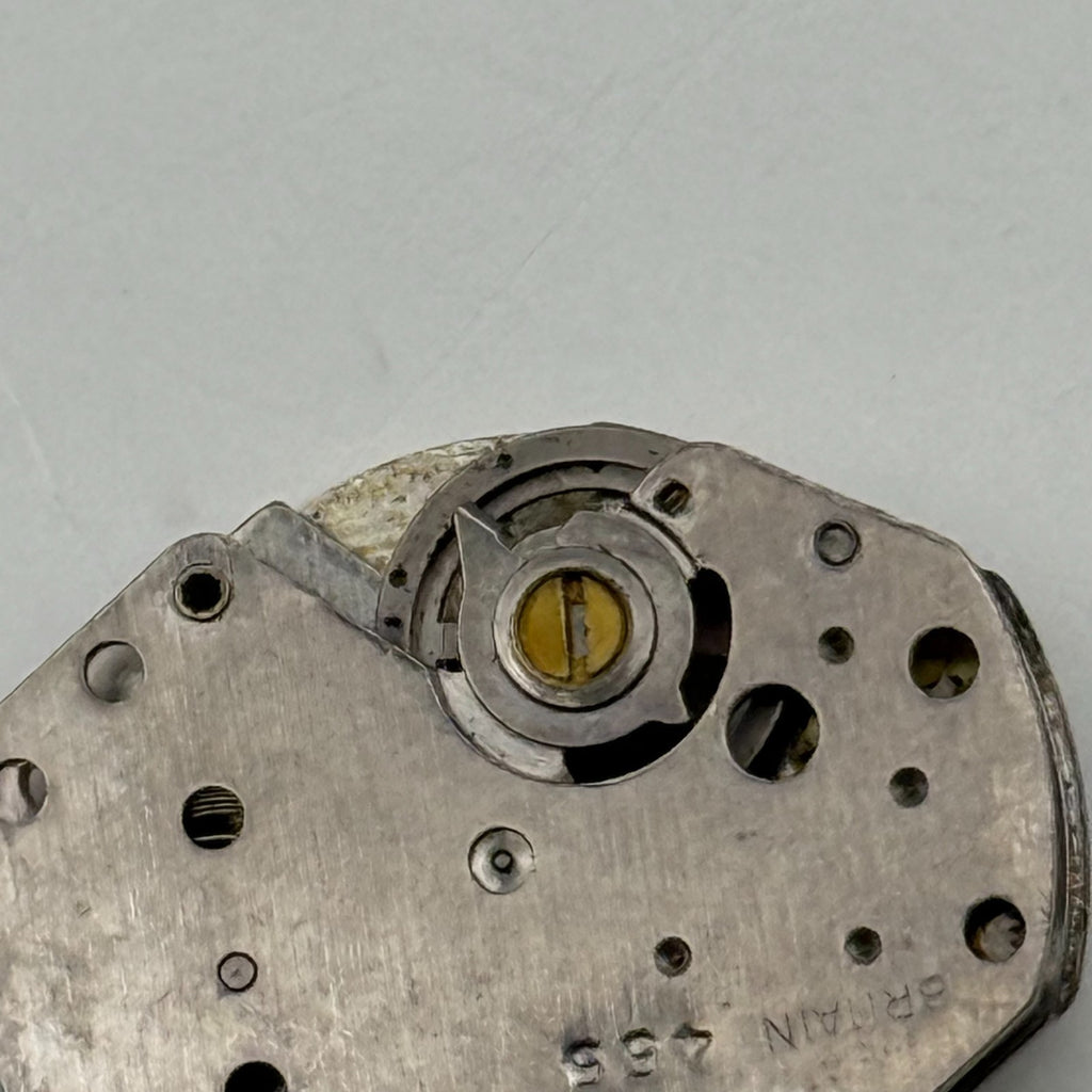 Timex 456 Watch Movement Great Britain Vintage Manual Wind Parts Repair 18mm