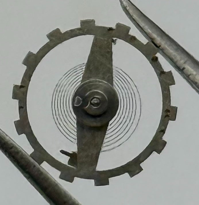 EB 1225 Balance Wheel Complete And Spring 5½’’’ 112 M Watch Movement Parts NOS
