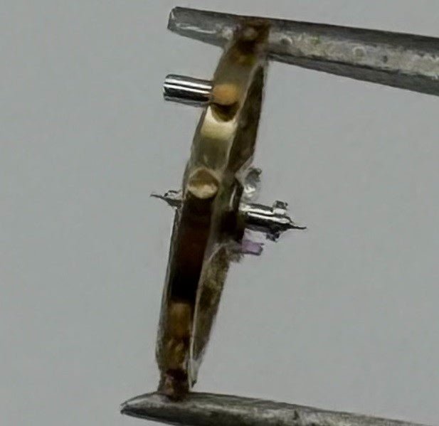 FHF 159 Balance Wheel Complete And Spring 3-10’’’ 190 M Watch Movement Parts NOS
