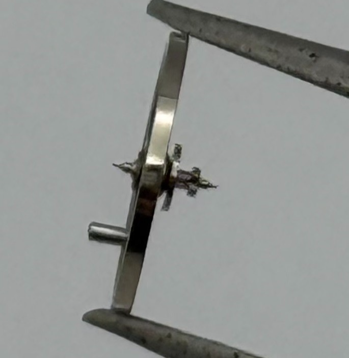ETA 2487 Balance Wheel Complete And Spring Renata 1269 Watch Movement Parts NOS
