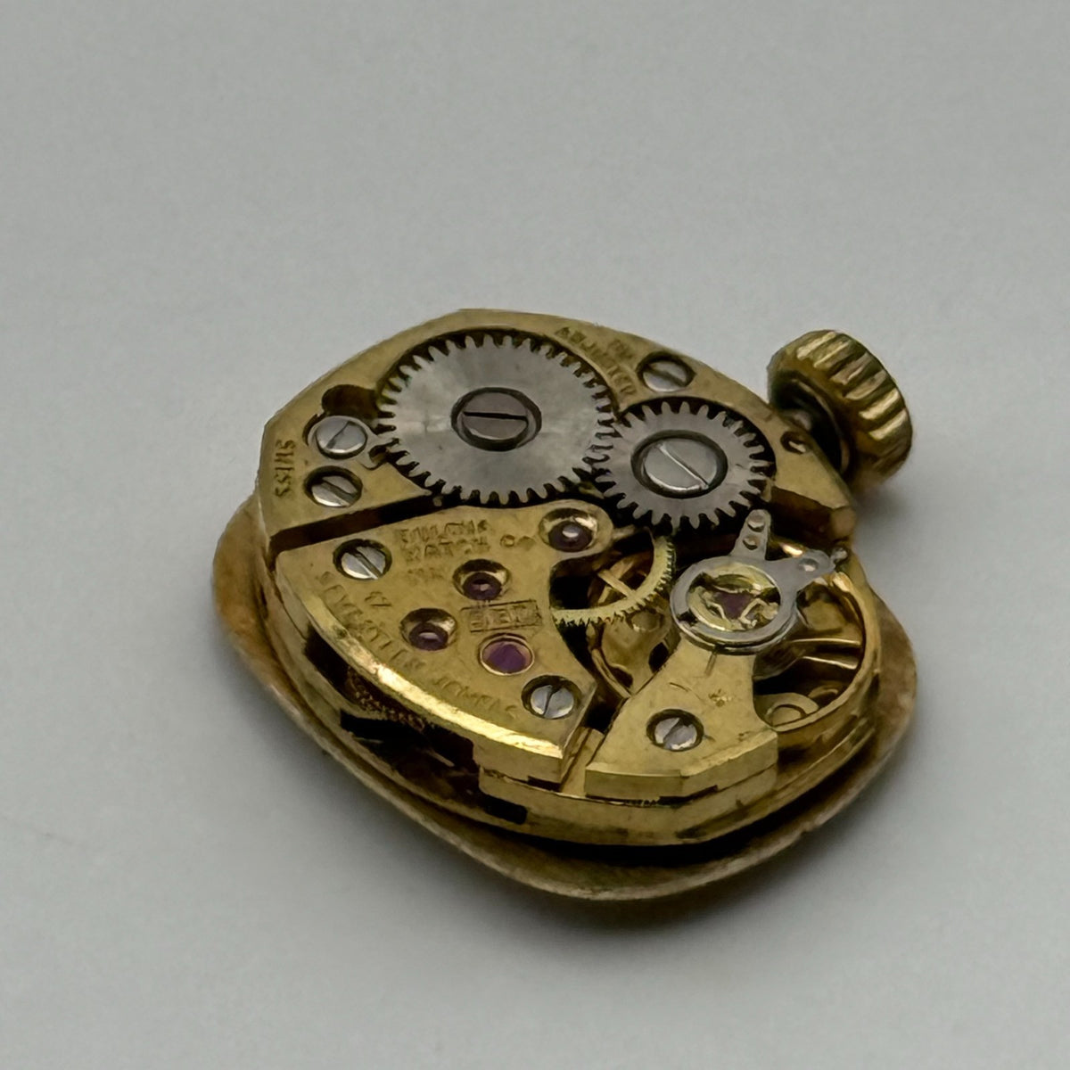 Bulova 5BD Watch Movement Running Ladies 17 Jewels Swiss Parts Repair 13mm