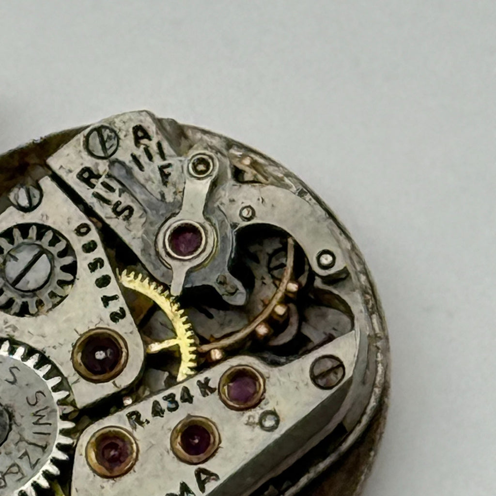 Cyma R434K Watch Movement Cymaflex 17 Jewels Swiss Manual Wind Parts 11.5mm