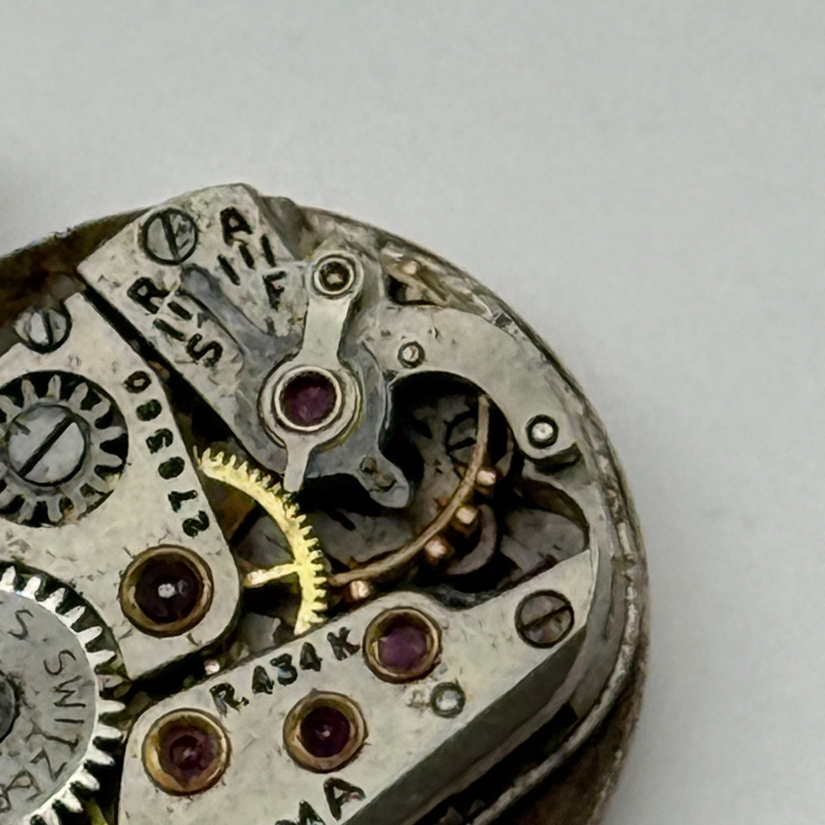 Cyma R434K Watch Movement Cymaflex 17 Jewels Swiss Manual Wind Parts 11.5mm