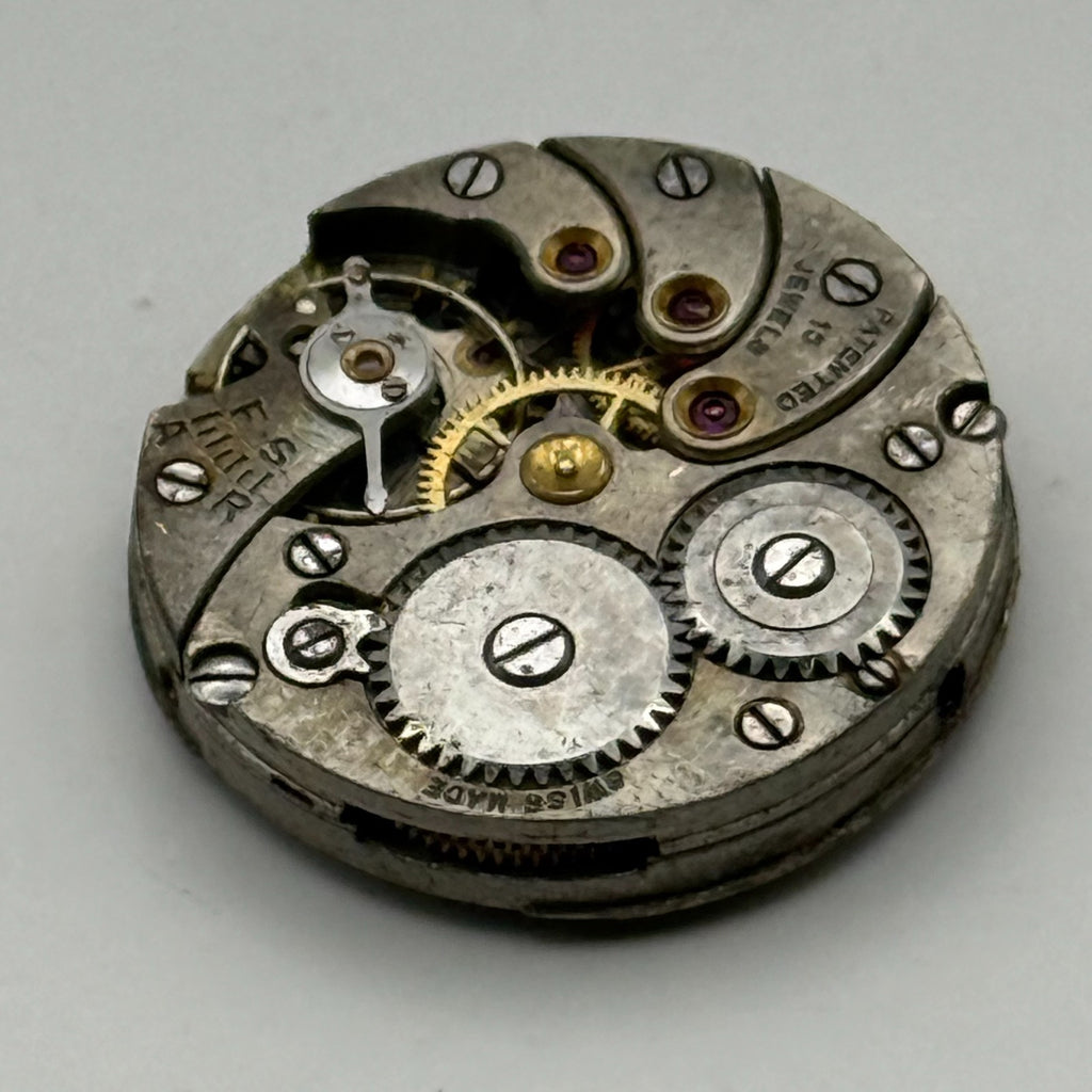 Cyma 814 Watch Movement - 15 Jewels - For Parts / Repair - 19.5mm