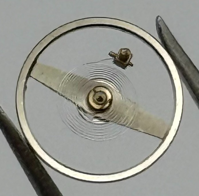MST 378 Balance Wheel Complete And Spring 6¾’’’ 589 Watch Movement Parts NOS