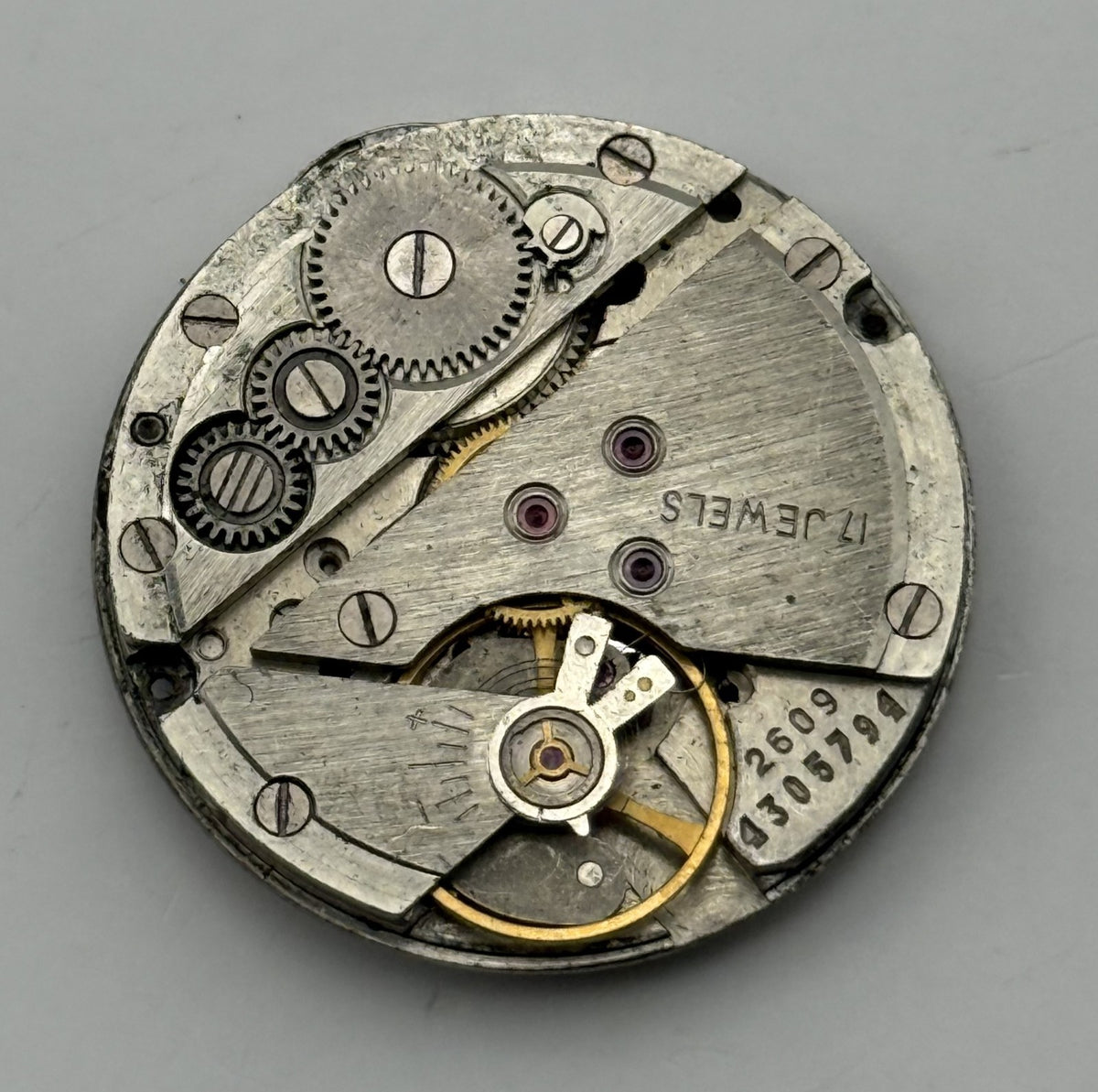 Poljot 2609 Watch Movement Soviet 17 Jewels Manual Wind Parts Repair 26.5mm