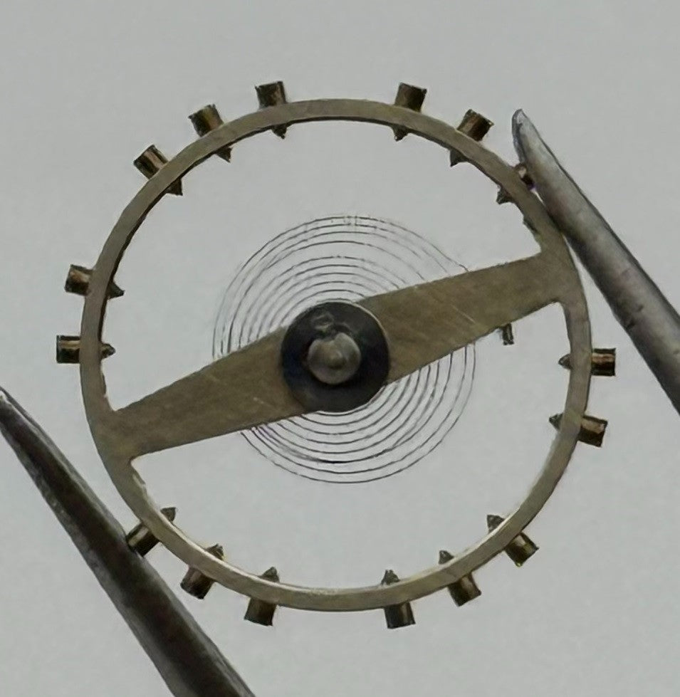 FHF 240 Balance Wheel Complete And Spring 721 N 10½-11½''' Watch Movement Parts