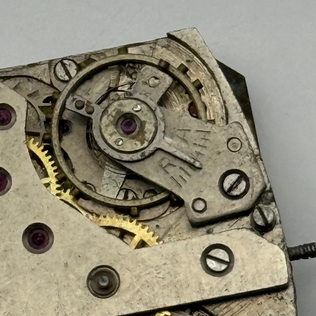 JNTERCO Watch Movement 15 Rubis Antimagnetic Germany Manual Wind Parts 20mm