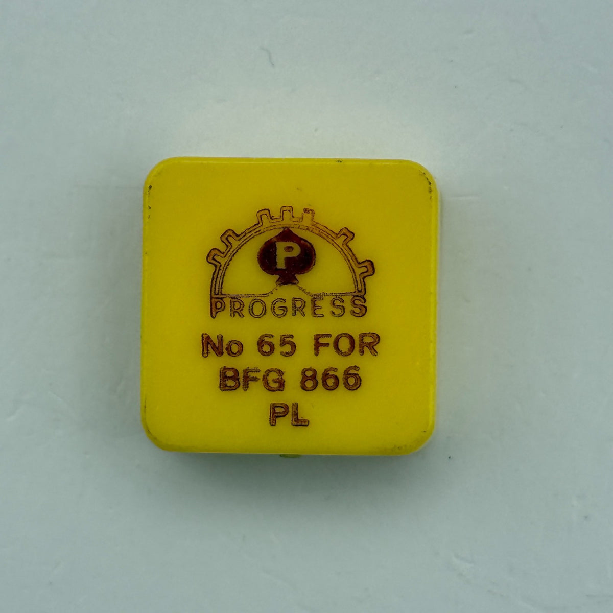 BFG 866 Balance Wheel Complete And Spring 65 Progress Watch Movement Parts NOS