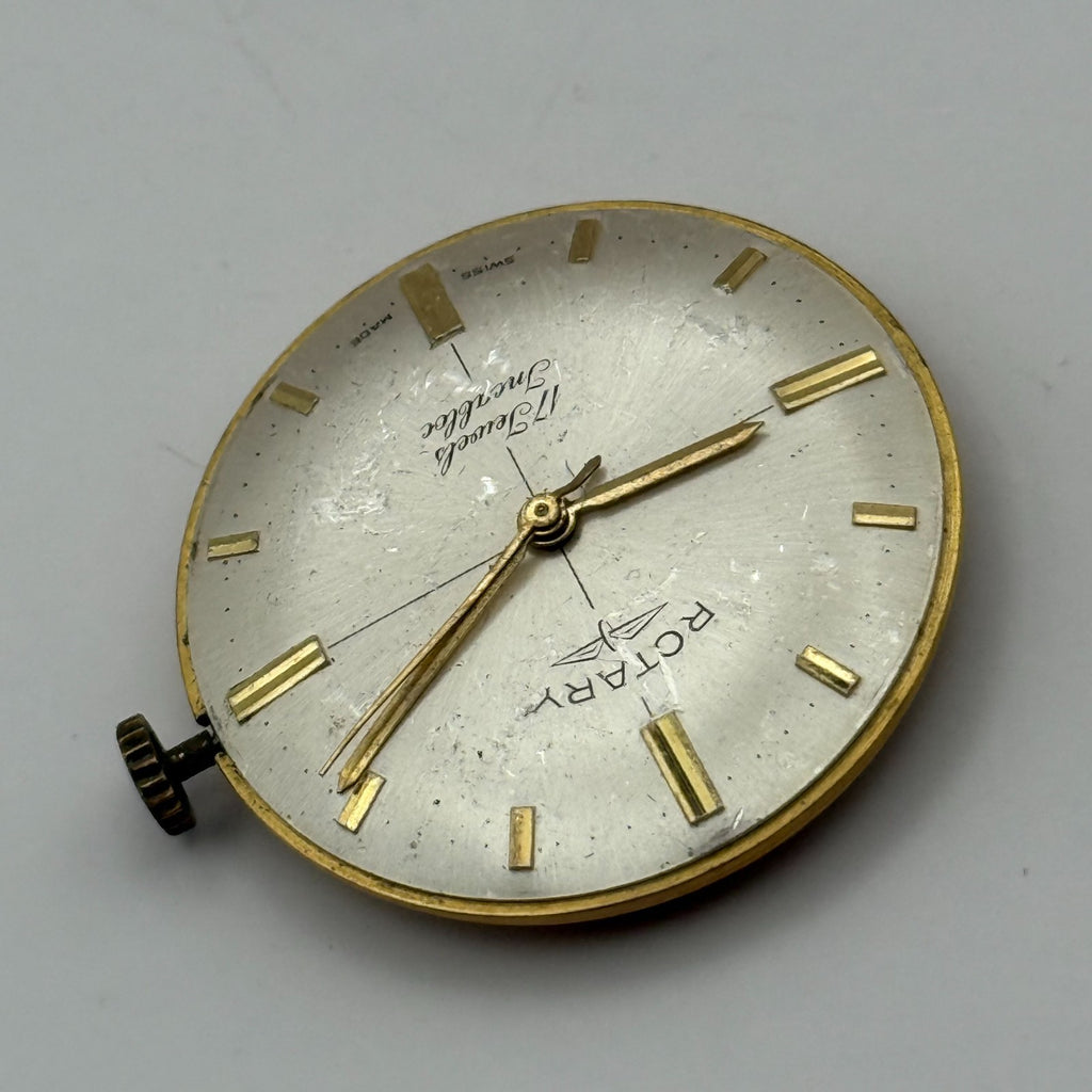 AS 1795 Watch Movement - A. Schild 1795 Rotary - For Parts / Repair - 30.6mm