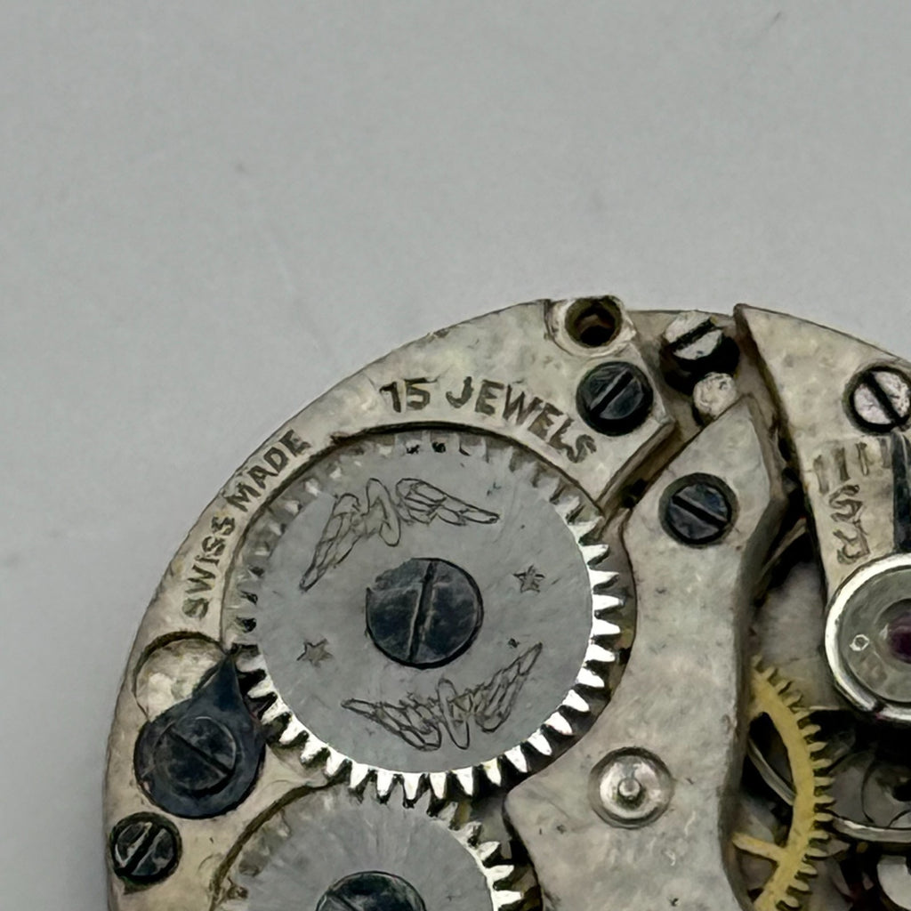 Rotary 5/290 Watch Movement 15 Jewels Swiss Manual Wind Parts Repair 19.3mm