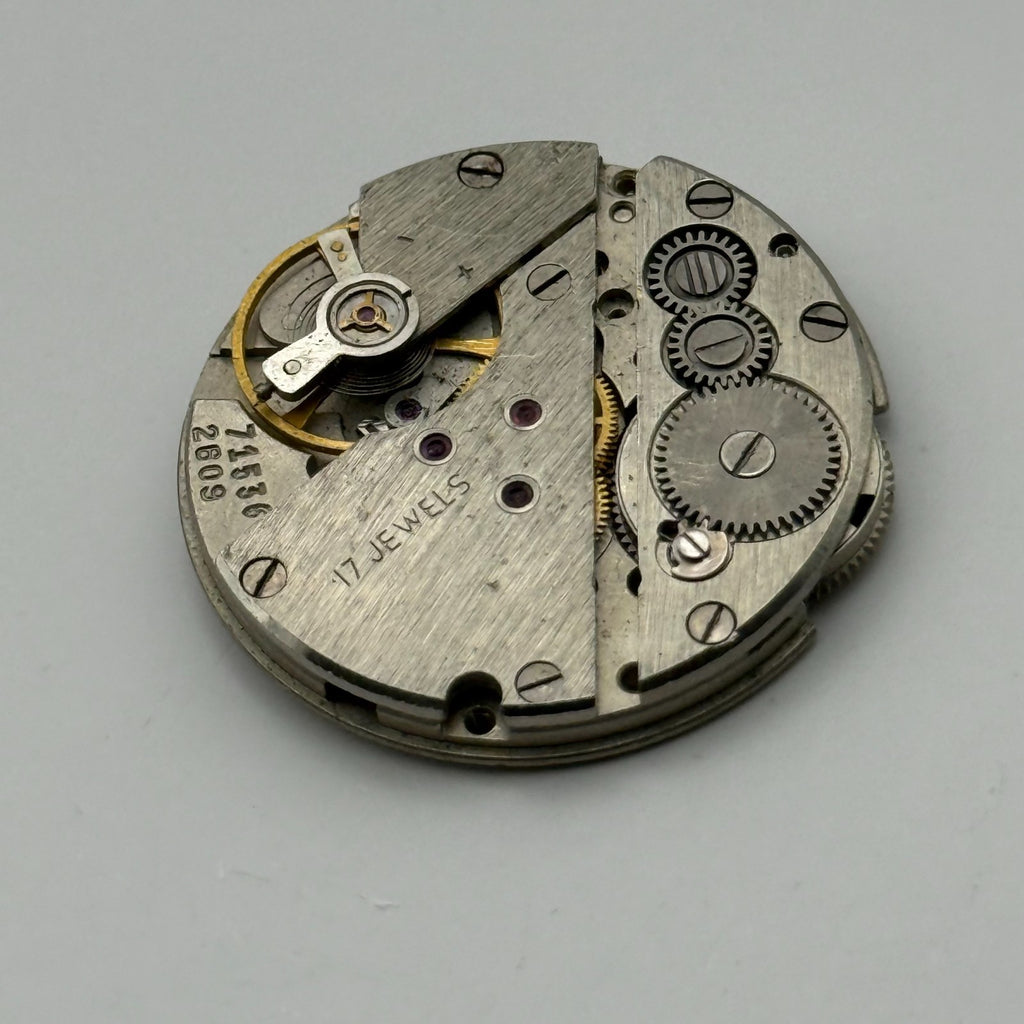 Poljot 2609 Watch Movement Soviet 17 Jewels Manual Wind Parts Repair 26.5mm