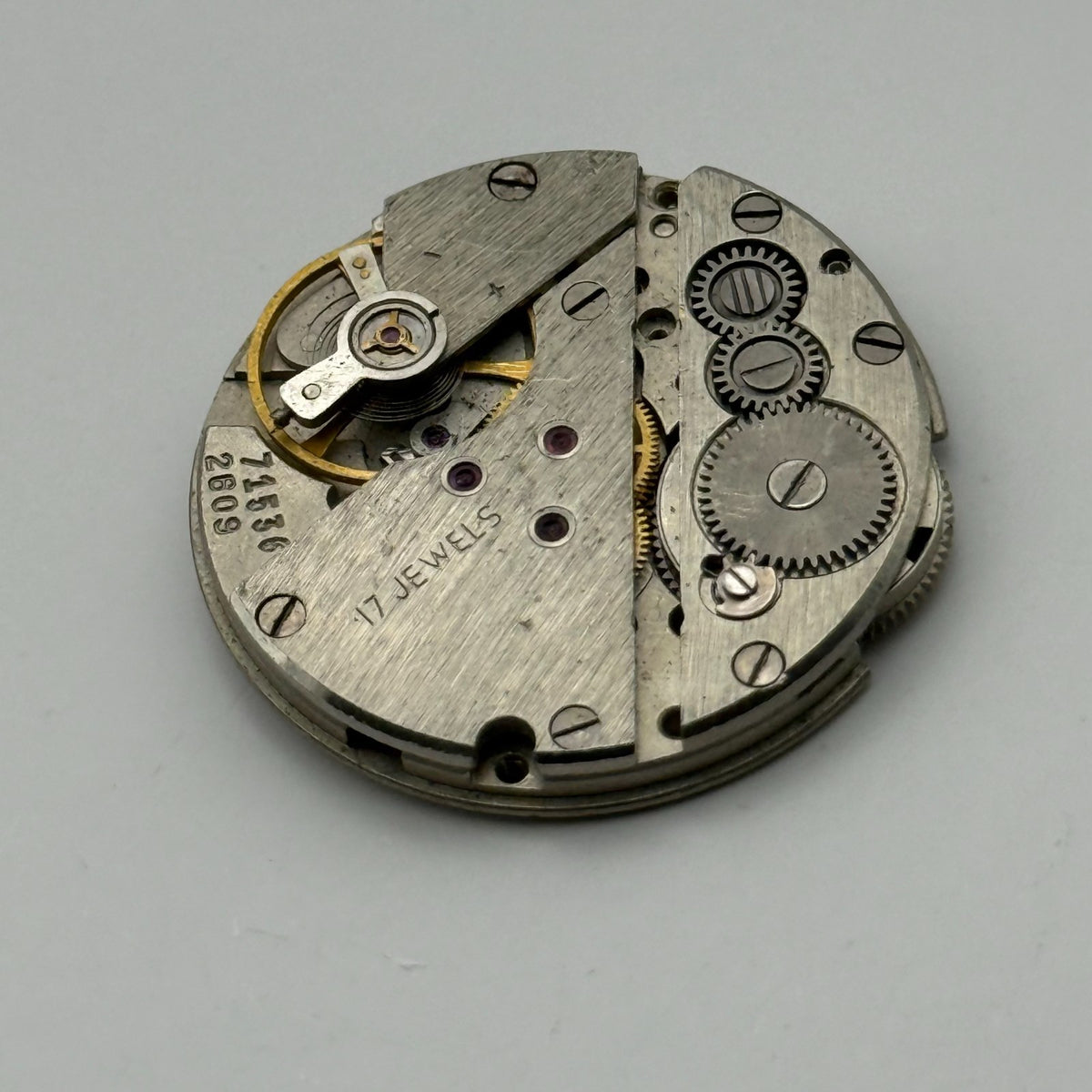 Poljot 2609 Watch Movement Soviet 17 Jewels Manual Wind Parts Repair 26.5mm