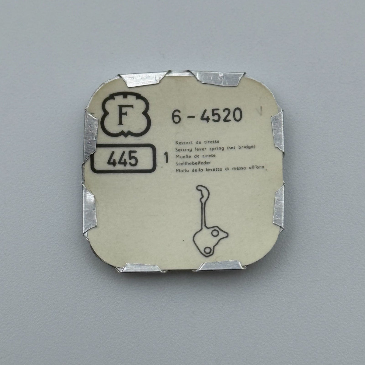 Felsa 4520 Setting Lever Spring - 6 - 445 - New Old Stock - Watch Parts