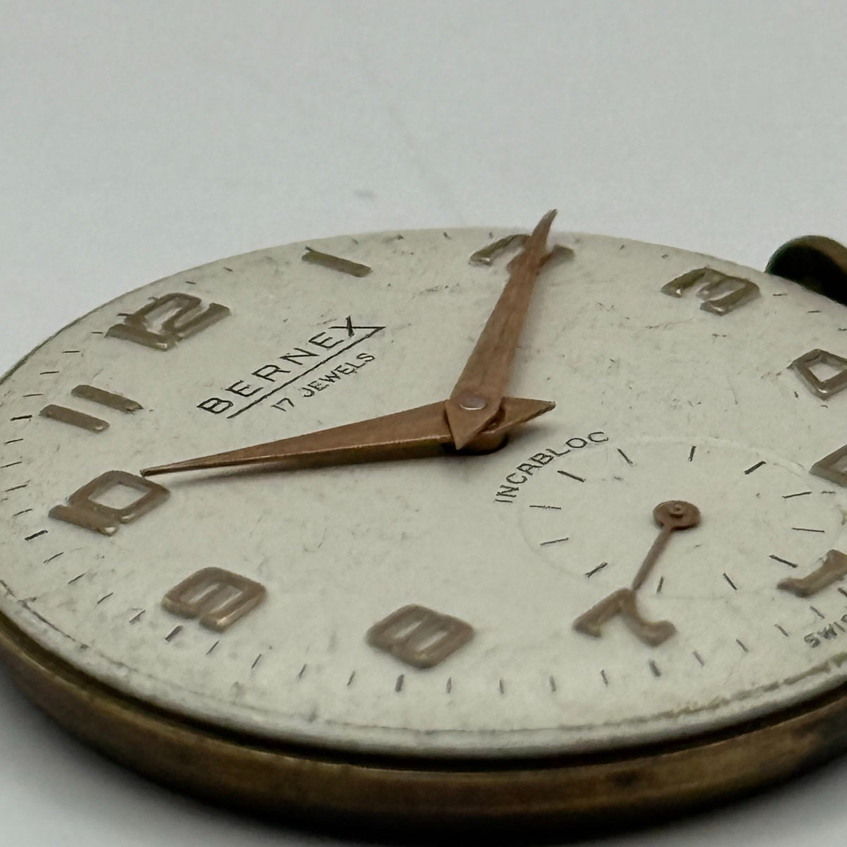AS 1634 Watch Movement - A. Schild 1634 Bernex - For Parts / Repair - 29.6mm