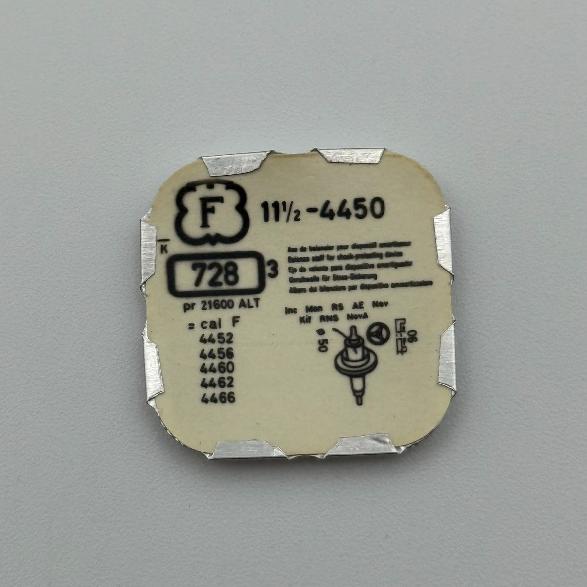 Felsa 4450 Balance Staff Pack Of 3 - 11 1/2 - 728 - New Old Stock - Watch Parts