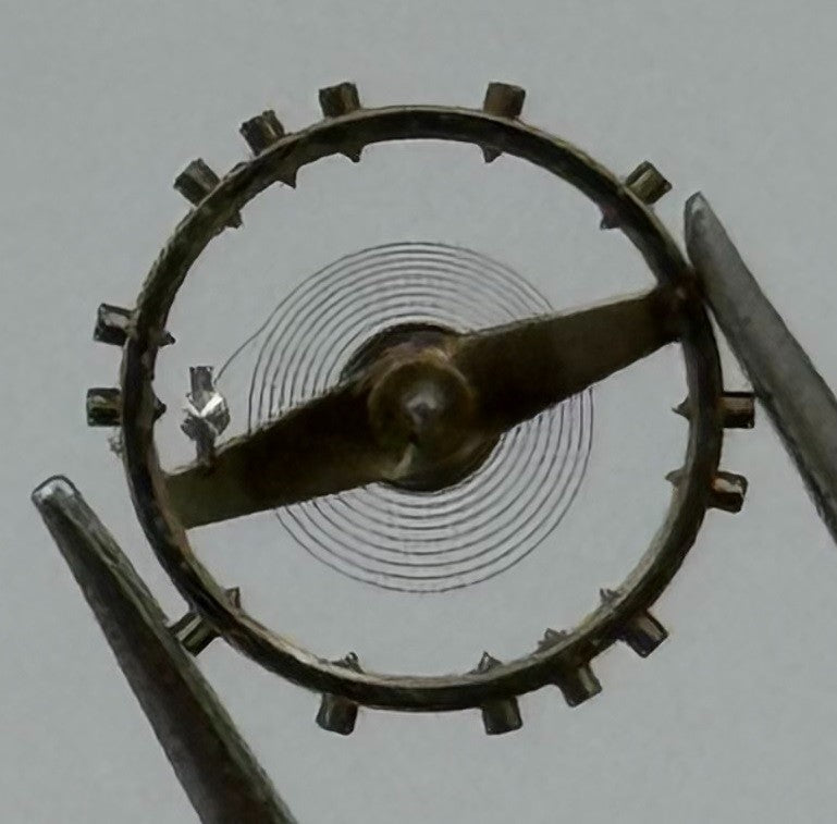 AS 500 Balance Wheel Complete And Spring 6½’’’ Renata 427 Watch Movement Parts