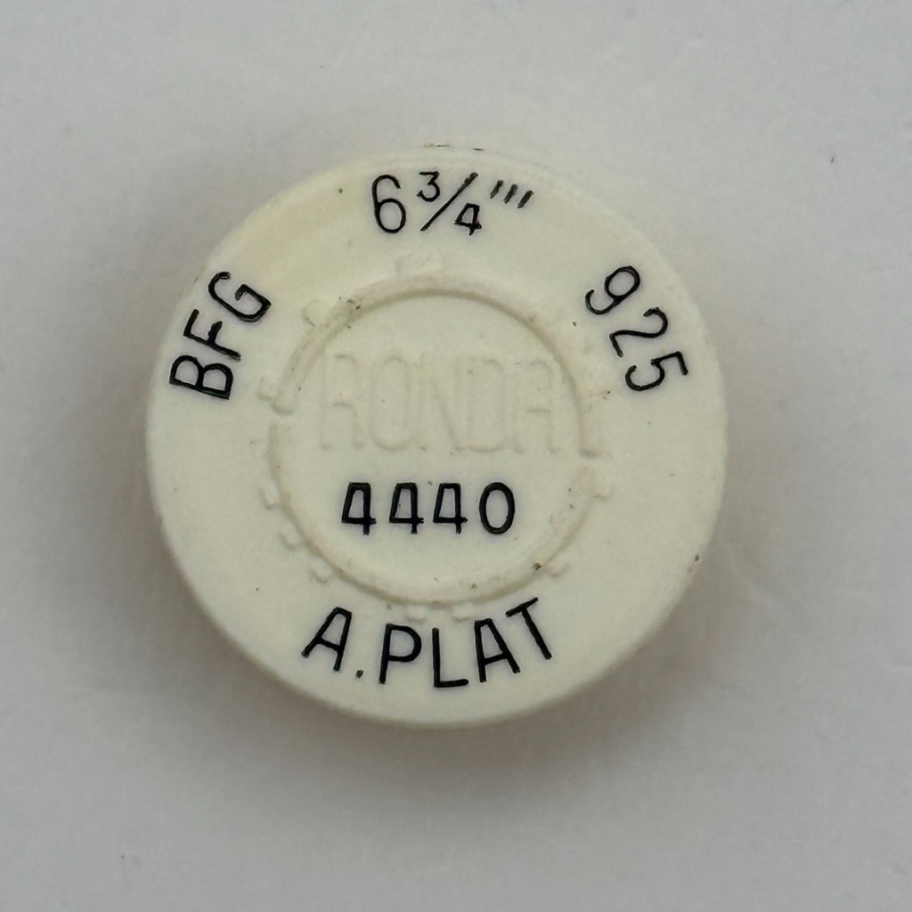 BFG 925 Balance Wheel Complete And Spring 6¾’’’ Ronda 4440 Watch Movement Parts