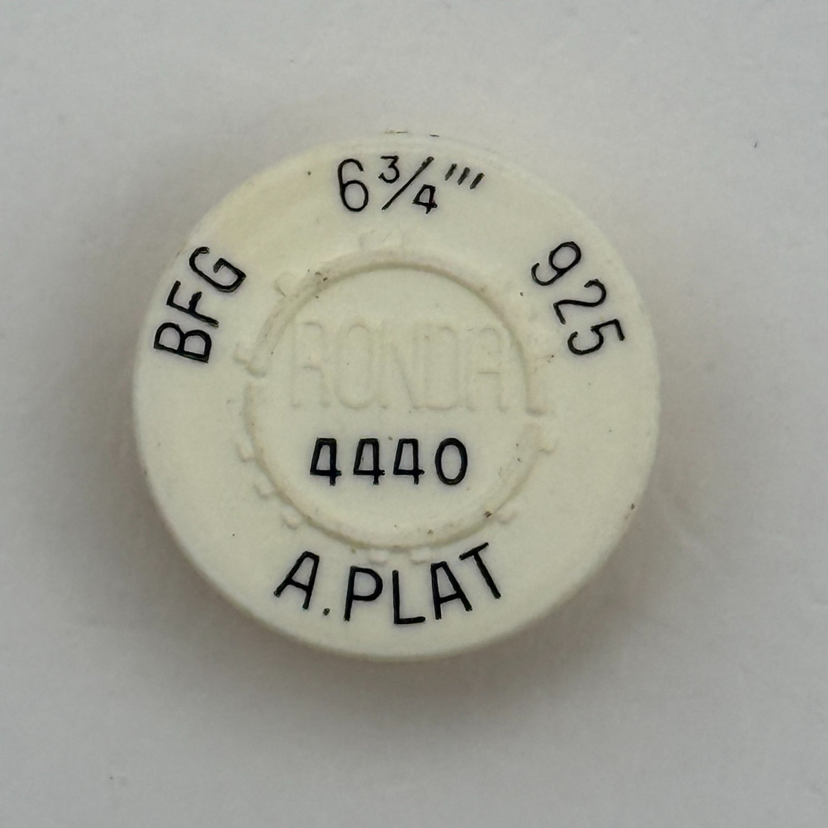 BFG 925 Balance Wheel Complete And Spring 6¾’’’ Ronda 4440 Watch Movement Parts