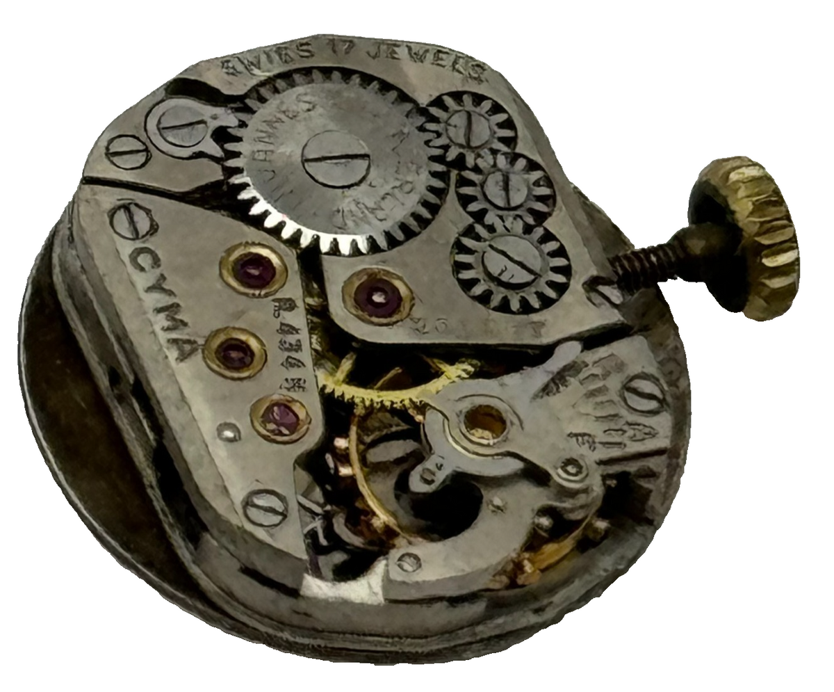 Cyma 434K Watch Movement - Tavannes Ladies - For Parts / Repair - 11.6mm