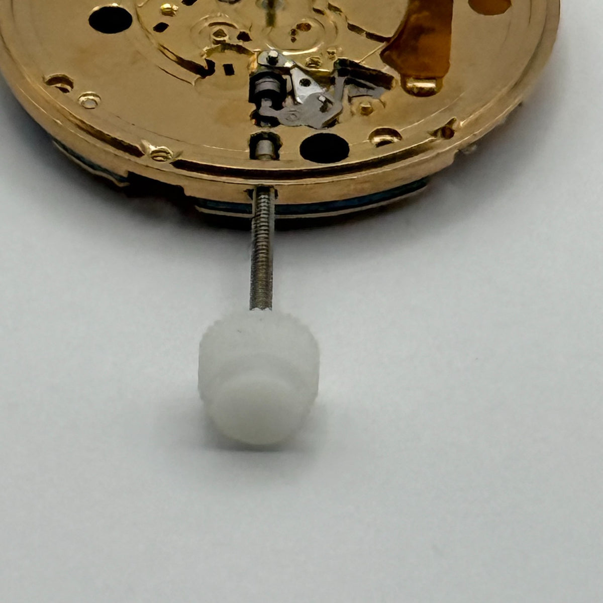Omega 1420 Watch Movement - Running - Incomplete - For Parts / Repair - 23.9mm