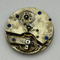 Antique Key Wound Pocket Watch Movement Dial Parts Repair Spares 38.6mm