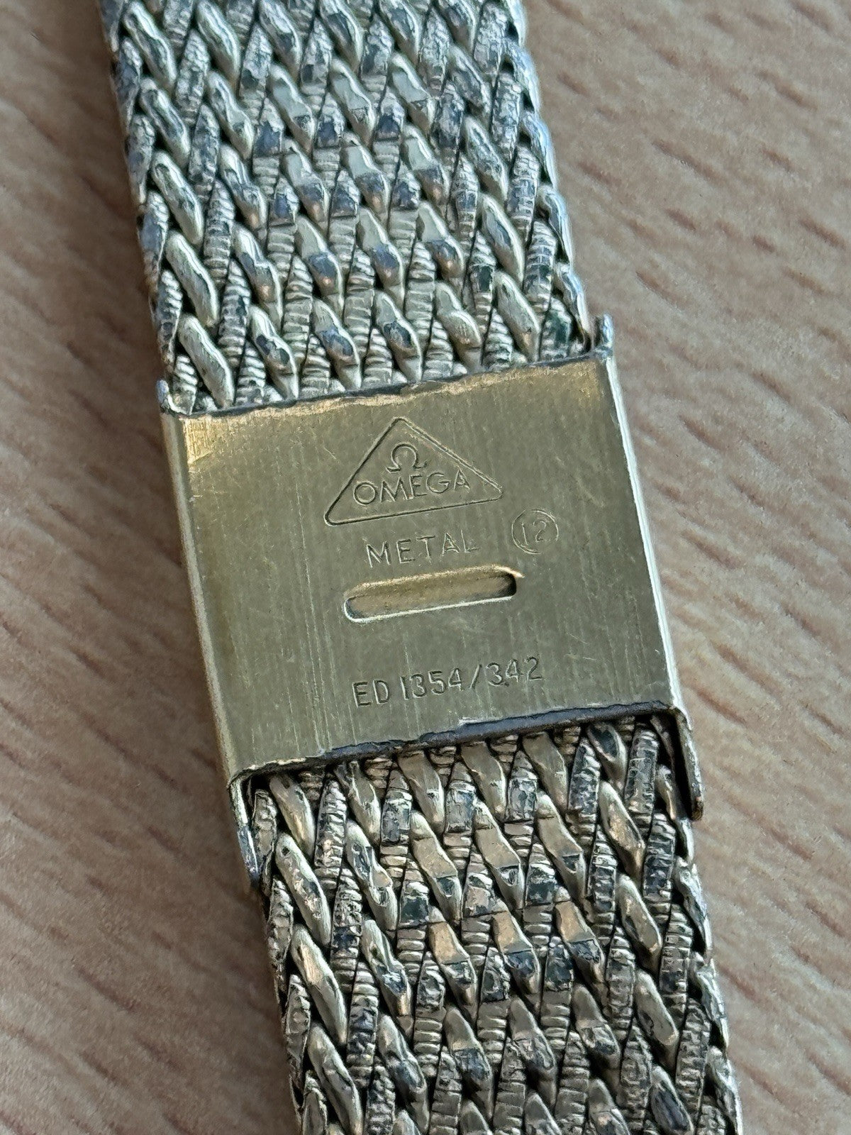 Omega 191.134 Watch Bracelet & Case Omega De Ville 1365 Gold Plated ED 1354/342