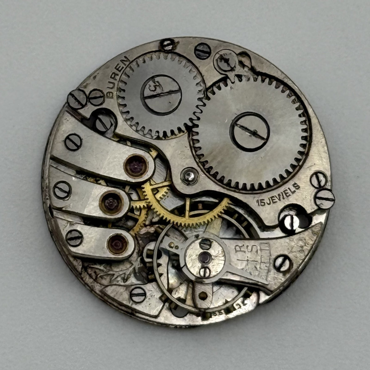 Buren 10.5N Watch Movement - For Parts / Repair - Select From Available Options