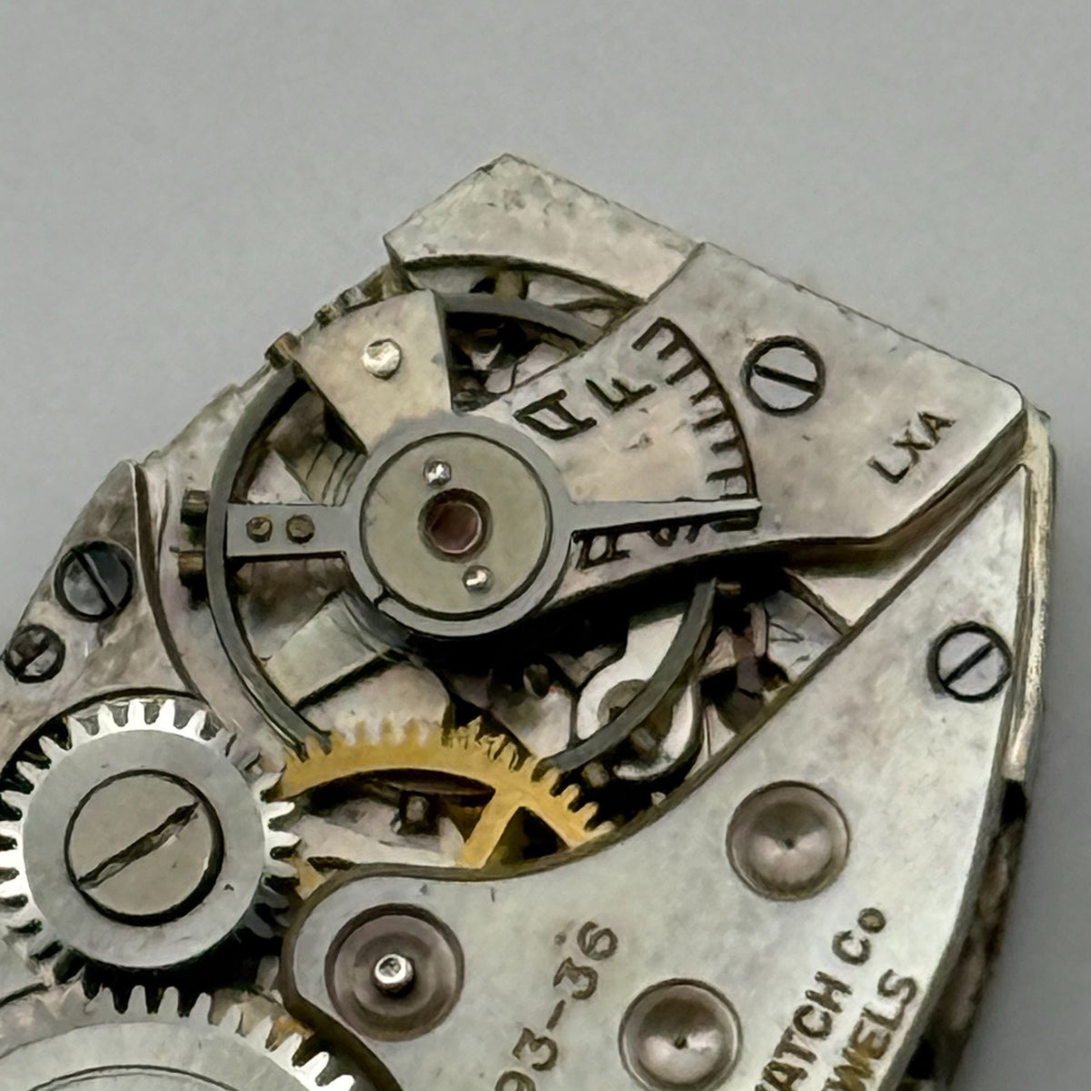Nassau 93-36 Watch Movement 7 Jewels Swiss Manual Wind Parts Repair 14.3mm