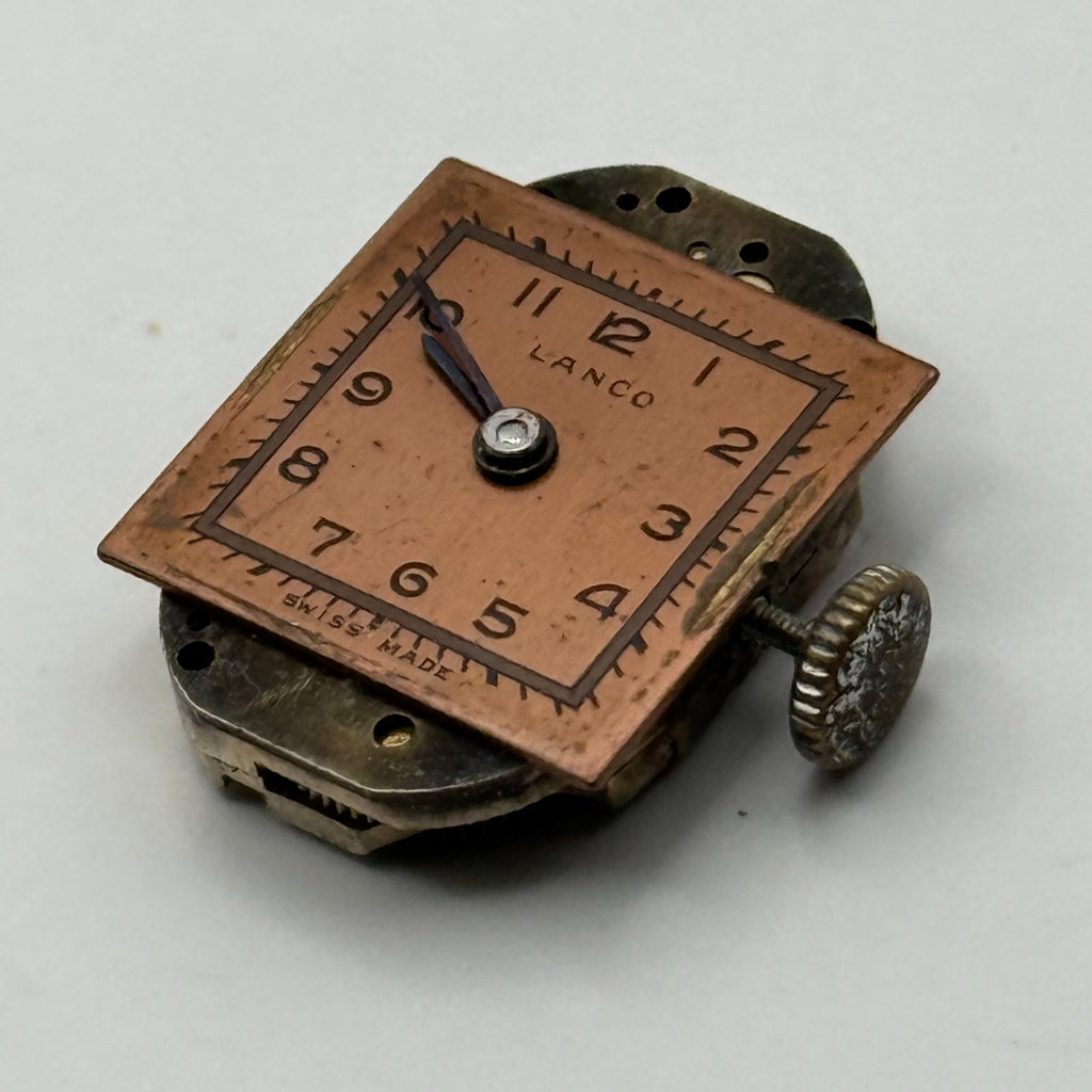 Lanco Langendorf 524 Watch Movement Running Ladies Swiss 15 Rubis Parts 12.7mm