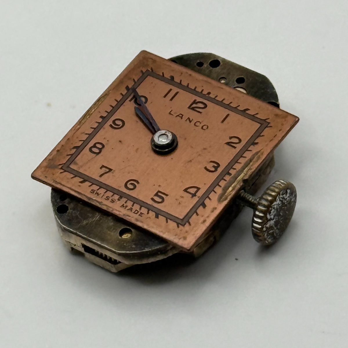 Lanco Langendorf 524 Watch Movement Running Ladies Swiss 15 Rubis Parts 12.7mm