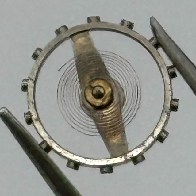 EB 1225 Balance Wheel Complete And Spring 5¼’’’ Renata 112 Watch Movement Parts