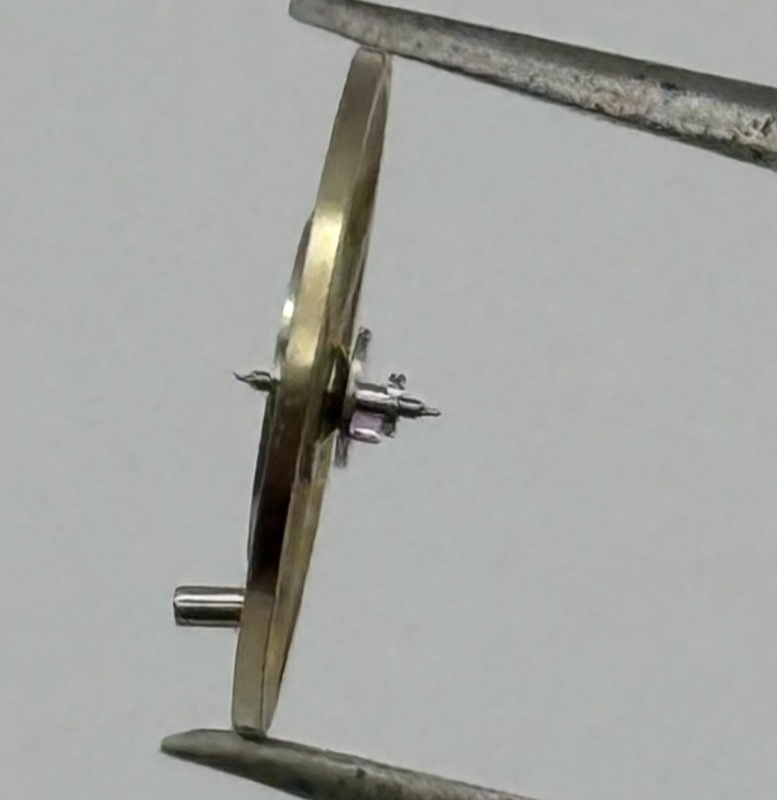 ST 1940 1950 Balance Wheel Complete And Spring 1688 M Watch Movement Parts NOS
