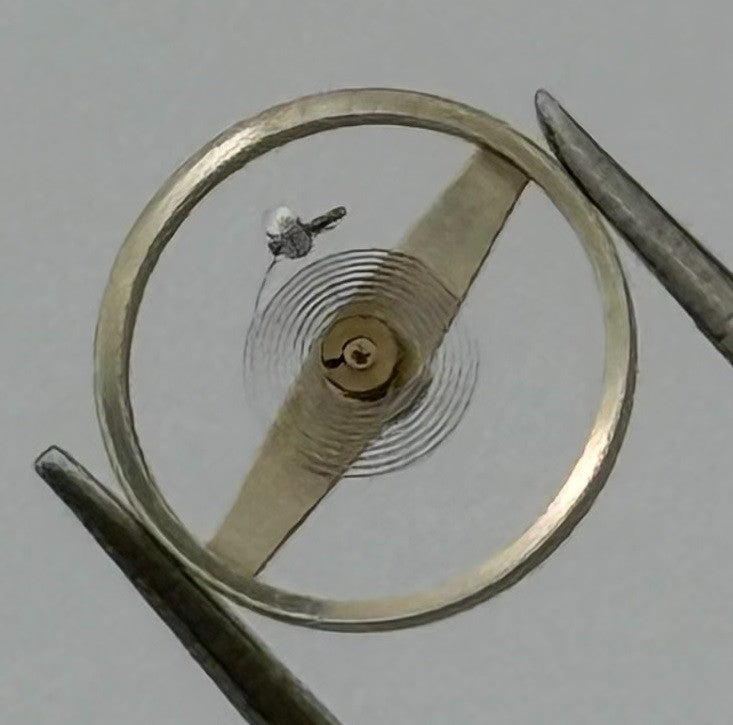 Amida 580 585 Balance Wheel Complete And Spring Renata 1389 Watch Movement Parts
